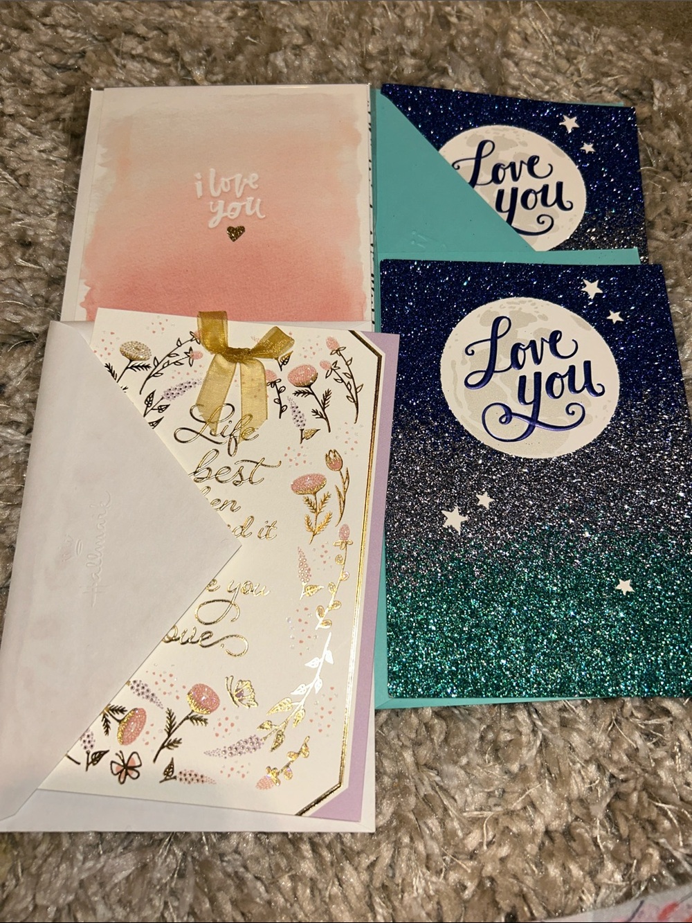 Assorted “Love You” greeting cards- 4pack